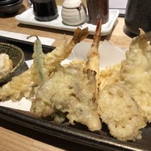 天ぷら５種盛り