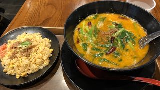 台湾名物の担担麺は辛かった・・