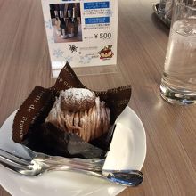 オーダーした モンブランケーキ