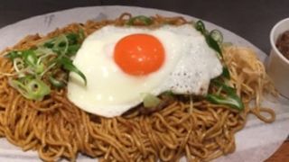 白金で焼きそば