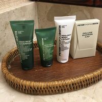 シャンプ―、コンディショナー、ボディーローション、石鹸のみ