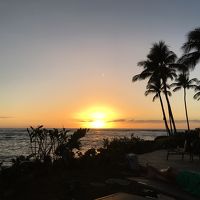 夕日は素晴らしかったです