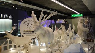 クリスマスの飾りつけがされていました