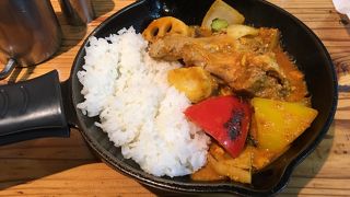 具が大きなカレー