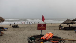 遊泳禁止でした