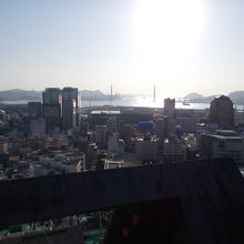 階段の上からの眺めです。