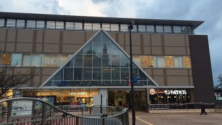 駅前の商業施設