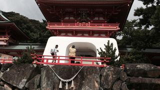 関門海峡を見下ろす