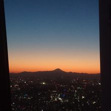 シルエット富士です。