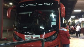 KLIA2からKLセントラルは安くて便利