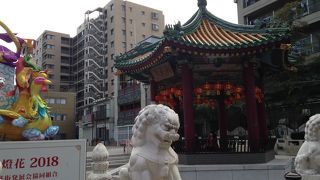 中華街内にある小さな公園