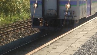 2017年９月22日の美馬牛14時07分発普通列車旭川行き