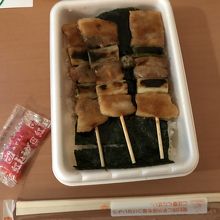 やきとり弁当、たれだね
