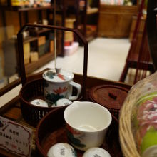 日本人からすると、茶器は全体的に小さめ