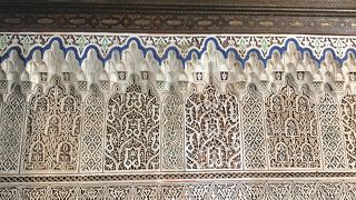 マラケシュのきれいなバヒア宮殿