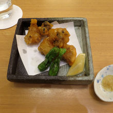 男鹿産鮟鱇の唐揚げ