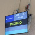 グアナファト（LEON　GUANAJUATO）からメキシコシティ（MEXIO CITY）への国内線は４５分でした。