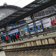 プラハ本駅からヨーロッパ各地へ