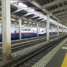 越後湯沢にて。２本連結もあります。