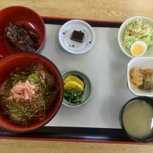 カンパチ漬丼定食