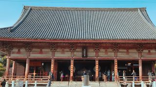 前には池があります。