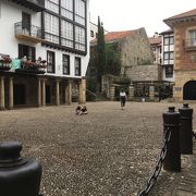 バスク独特の街並み
