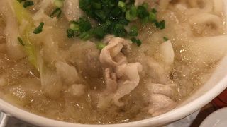 うどんが美味しい