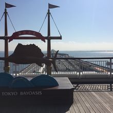 海ほたるから木更津方面の東京湾アクアライン