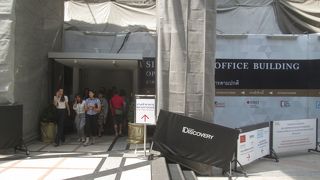 大がかりな改装工事が進んでいました