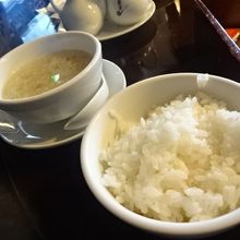 ご飯とスープ