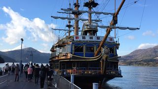 箱根を代表する湖でを遊覧