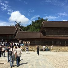 美しい屋根が素晴らしい