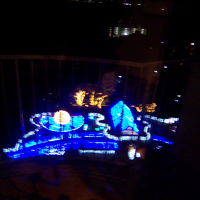 イルミネーションが部屋からみれます