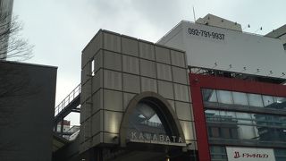 ふるきよき現役のアーケード街