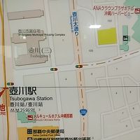 駅前の地図