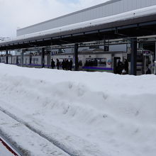 新函館北斗駅のはこだてライナー
