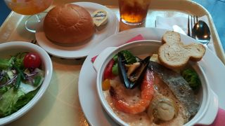 食事はボリューミー