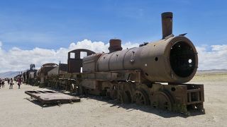 列車に登れます