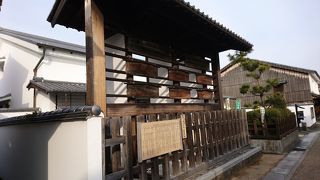 宿場町の雰囲気をだしている