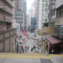 御堂付近から眺める太平街の様子