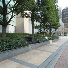 東京区政会館の前庭