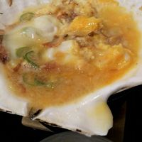 朝ごはんには「貝焼き味噌」