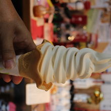 醤油ソフトクリームもおいしかった