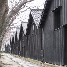 趣のある山居倉庫