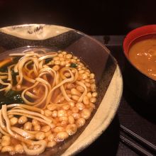 カレー丼のセット