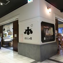 囲われたスペースに