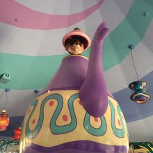 真ん中のポット