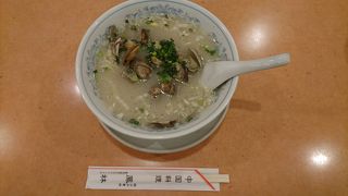 美味しいあさりそば