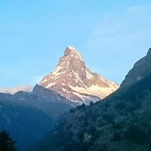 ホテルからのマッターホルン