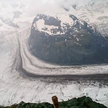展望台から見た「ゴルナー氷河」